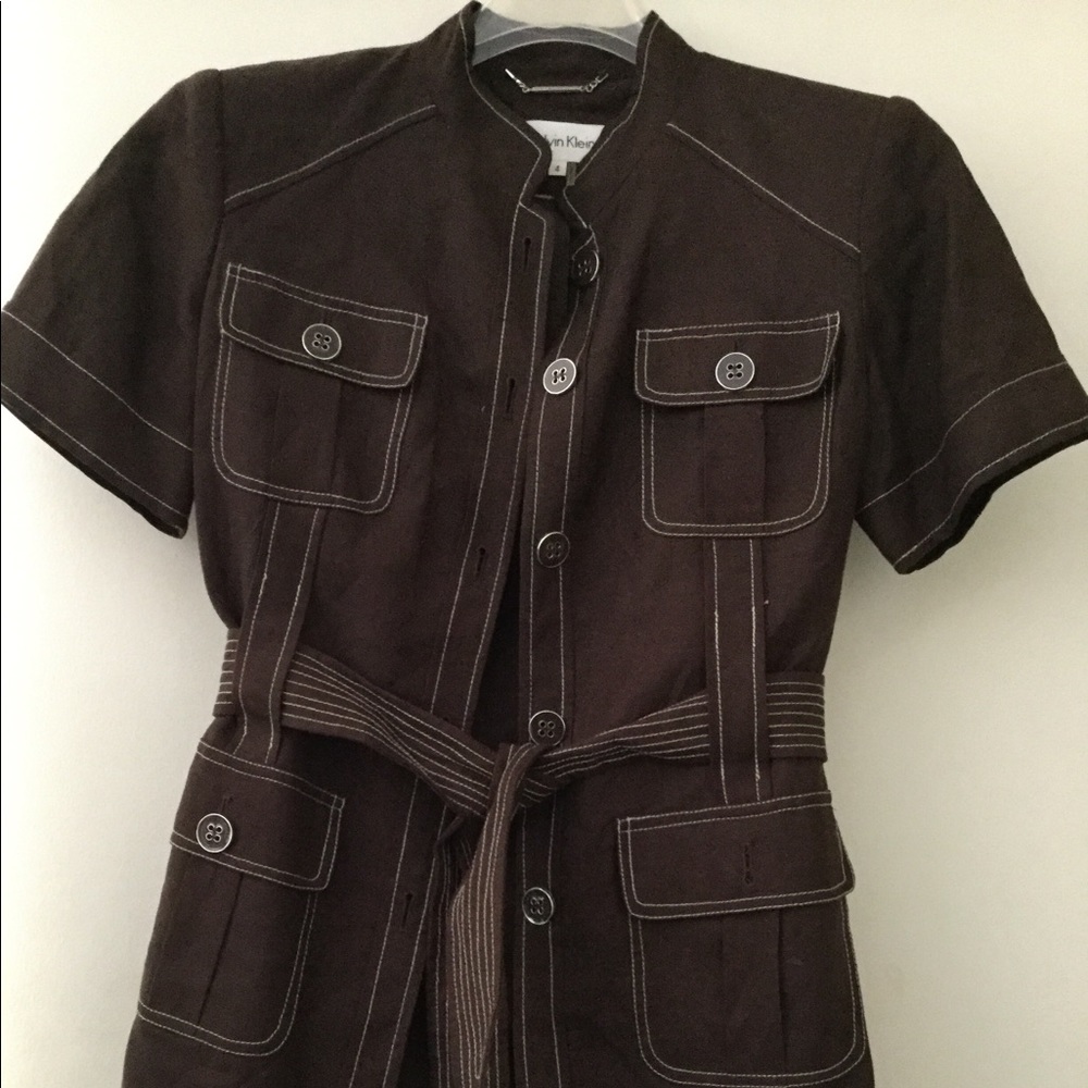 Calvin Klein skirt suit